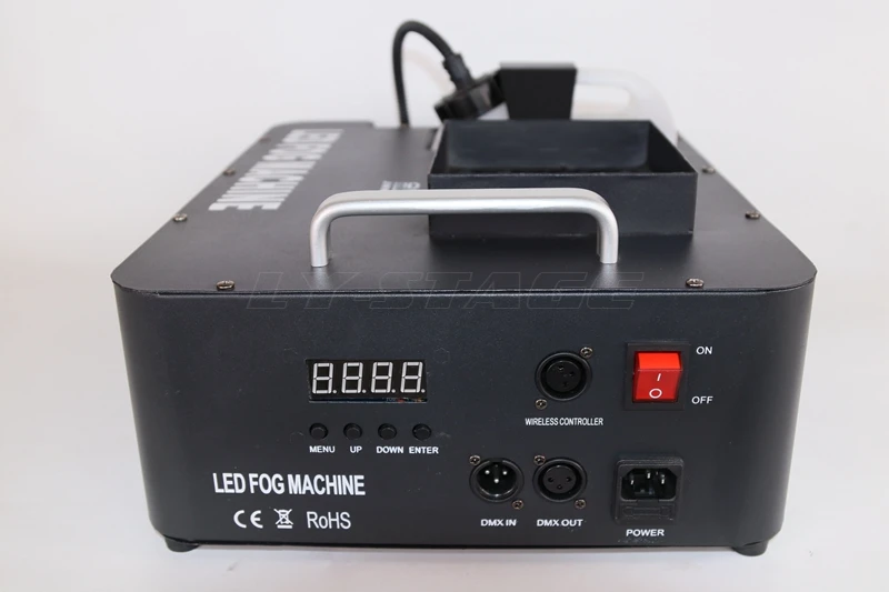 Profesjonalna maszyna do mgły DMX 1500W LED 24x3W LED RGB Color Dj Disco Party Smoke Machine Spray Fogger Lightings