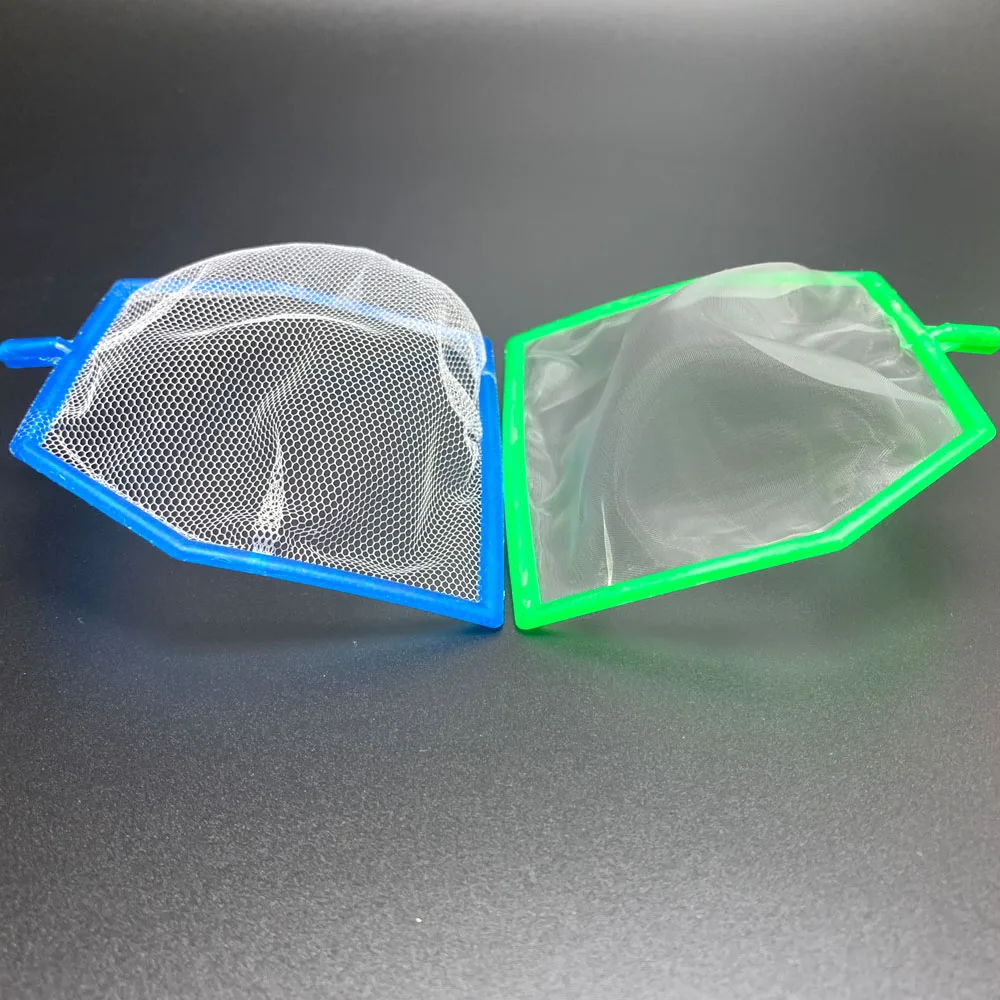 Juego de 2/3 accesorios para pecera de acuario, red fina para peces pequeños de alta densidad, filtro de artemia, herramienta de poros pequeños de malla densa