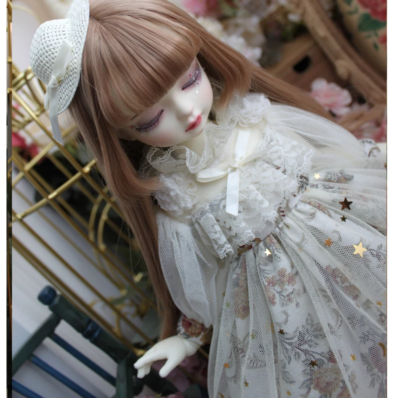 1/3 1/4 1/6 BJD blyth doll dress + hair band a suit for BJD SD DD doll clothes Blyth doll dress salon doll accessories