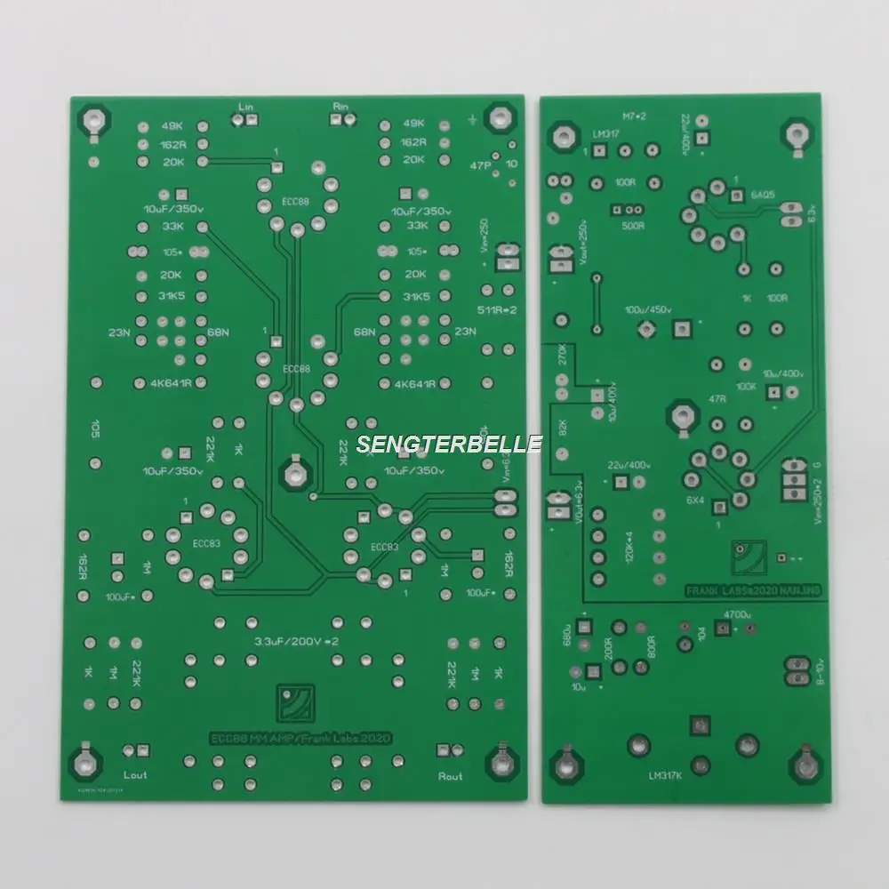 

Reference Germany D.Klimo Diy ECC88+ECC83 Tube MM Phono Amplifier Board PCB