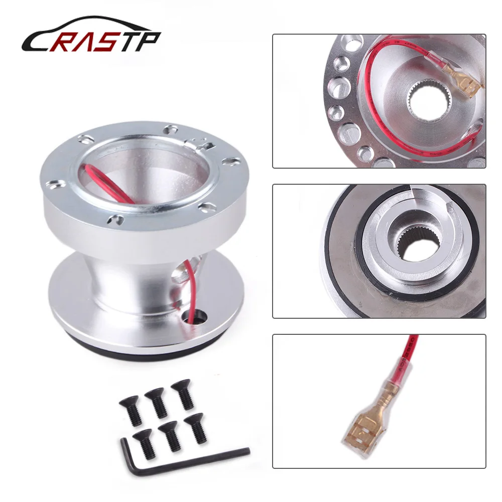 RASTP-Aluminum Steering Wheel Hub Adapter Snap Off Boss Kit for Santana Vista for Santana/Santana Vista RS-QR023