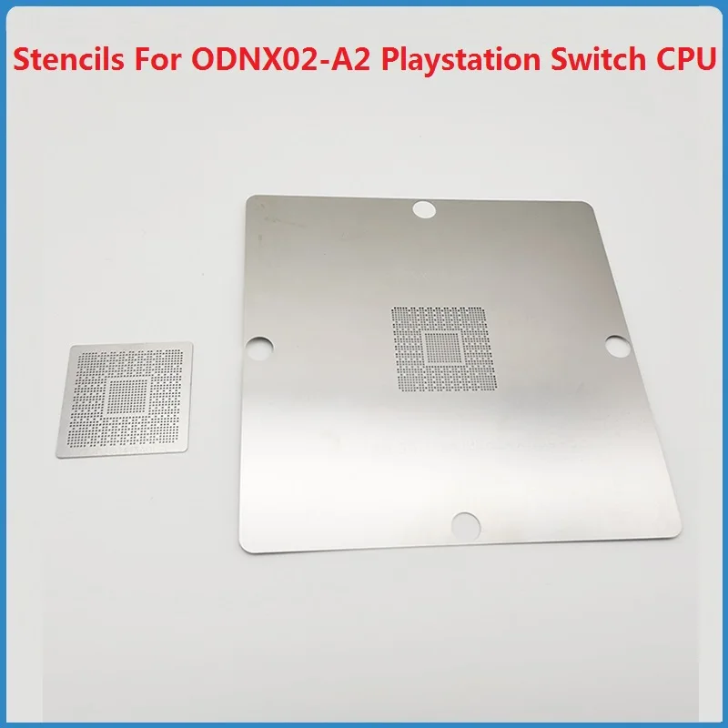 Direct Heating 80*80 90*90 BGA Stencil For ODNX02-A2 Playstation Switch CPU Reballing IC ODNX02 -A2 Solder Tin Template 0.35MM