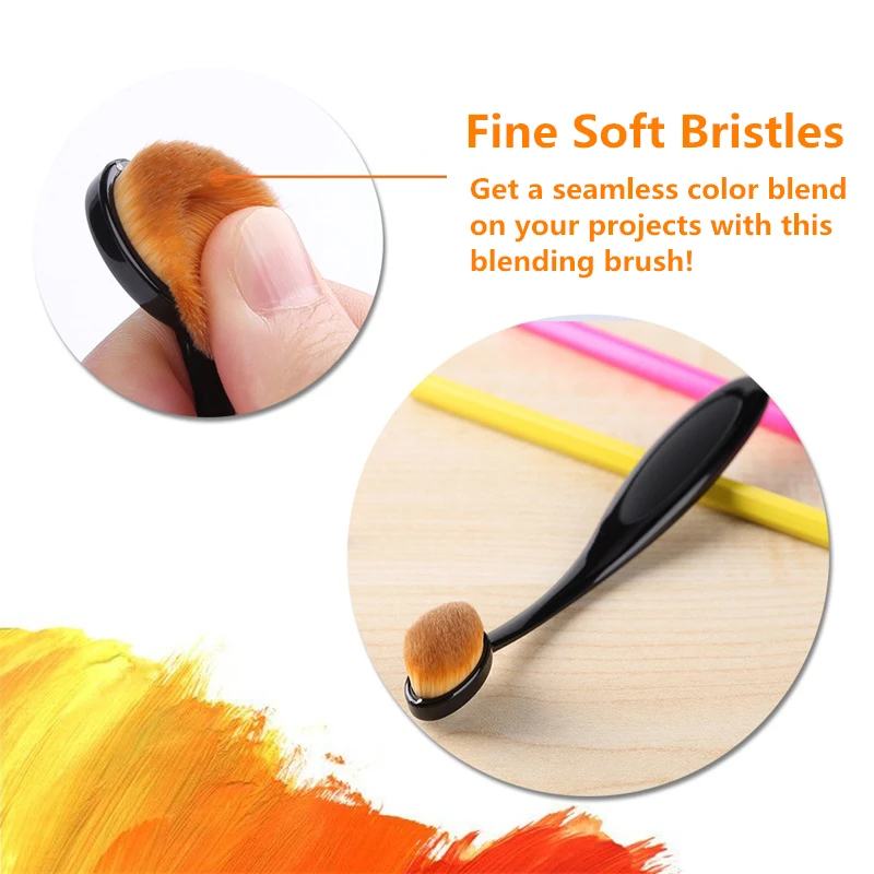 Color Blend Sponge Blending Brushes For Card Making Stencils Card Backgrounds Stamps and Inks Easy Smooth Application Water-Base