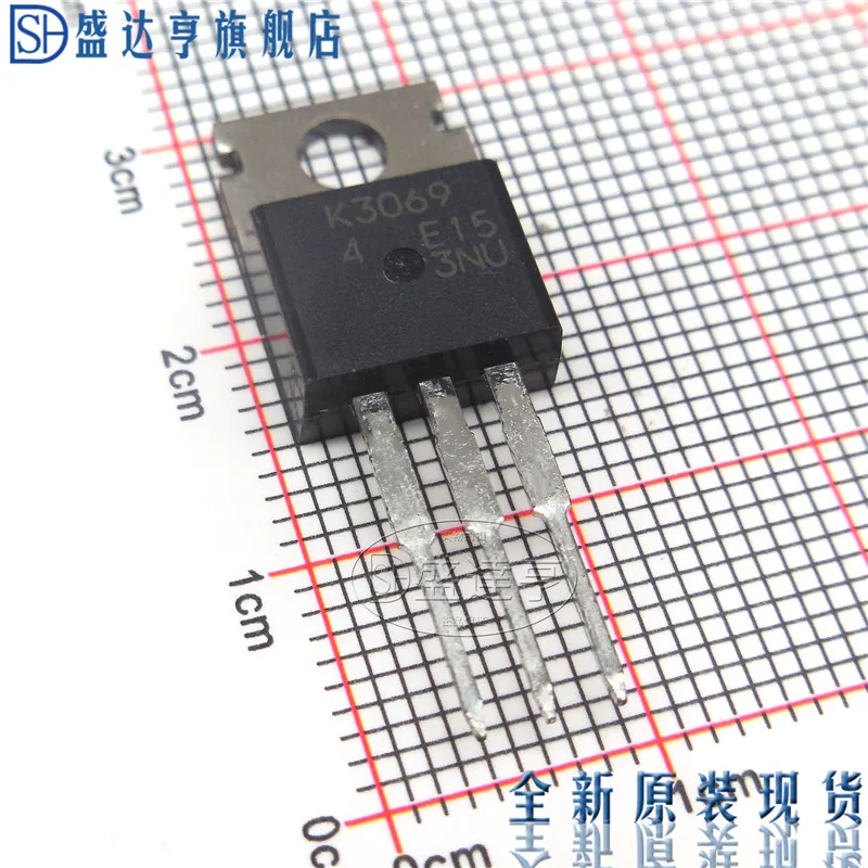 10Pcs/Lot 2SK3069 K3069 75A 60V TO220 DIP MOSFET Transistor   NEW Original In Stock