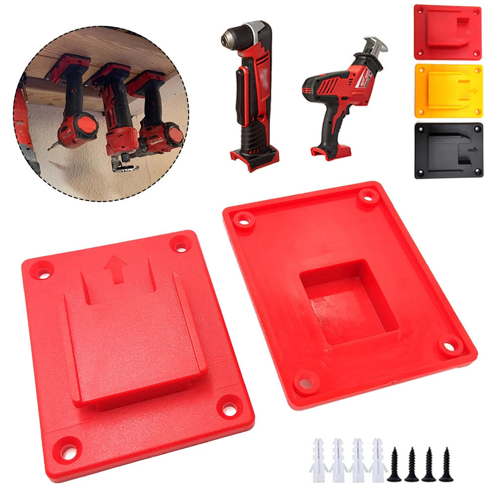 

Tool Holders for Dewalt Drill with 4 Mounting Nails, Tool Mount Fit for Milwaukee M18 18V Tools, Hanger Accessories