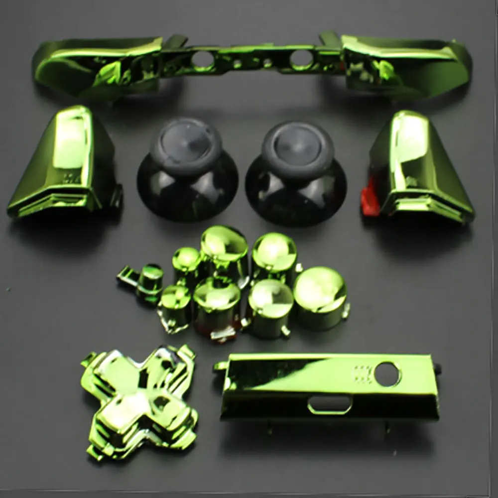 JCD Plastic&Chrome Plating Full Button Set Dpad RT LT RB LB ABXY Guide ON OFF Buttons For Xbox One S Controller Gamepad Repair - Image 6
