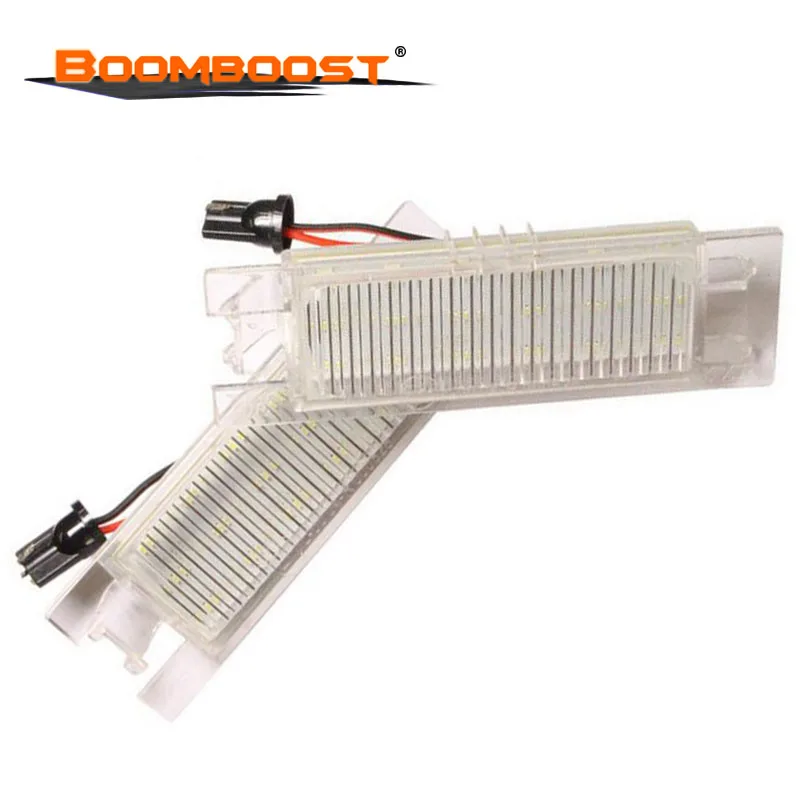 

Комплект светодиодных освещения номерного знака, 2 шт., без ошибок Canbus, 18 SMD для Astra H Zafira B Corsa D Insignia