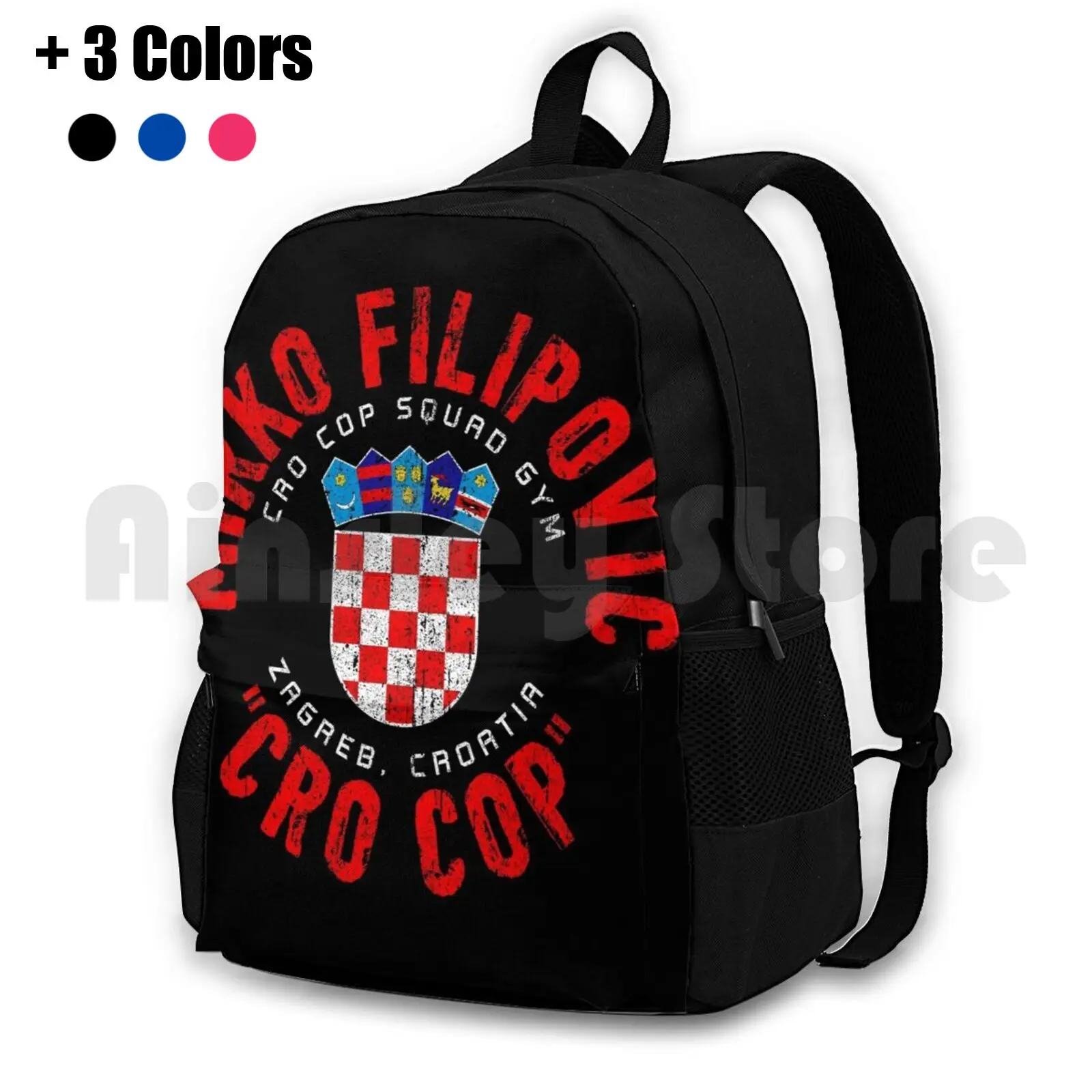 Mirko Cro Cop Filipovic Outdoor Hiking Backpack Waterproof Camping Travel Knockout Bjj Ko Bjj Mixed Martial Arts Champ Jiu