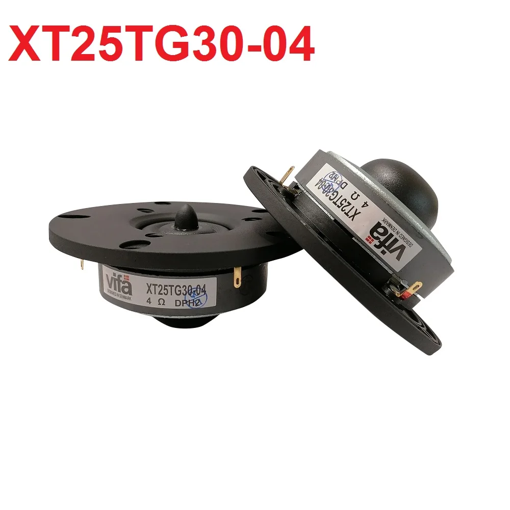 Go 2 buah XT25TG30-04 Vifa seri 4 ", Hi-Fi rumah/mobil Audio DIY membran hitam Tweeter Speaker Unit Driver