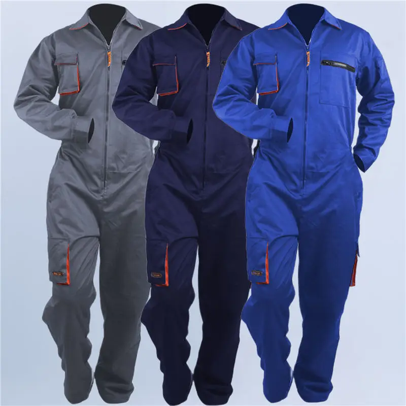 Plus Size Men Working Overalls Male Work Wear Uniforms Fashion Tooling Overalls Worker Repairman Sailor Jumpsuits Safety Suit 5x