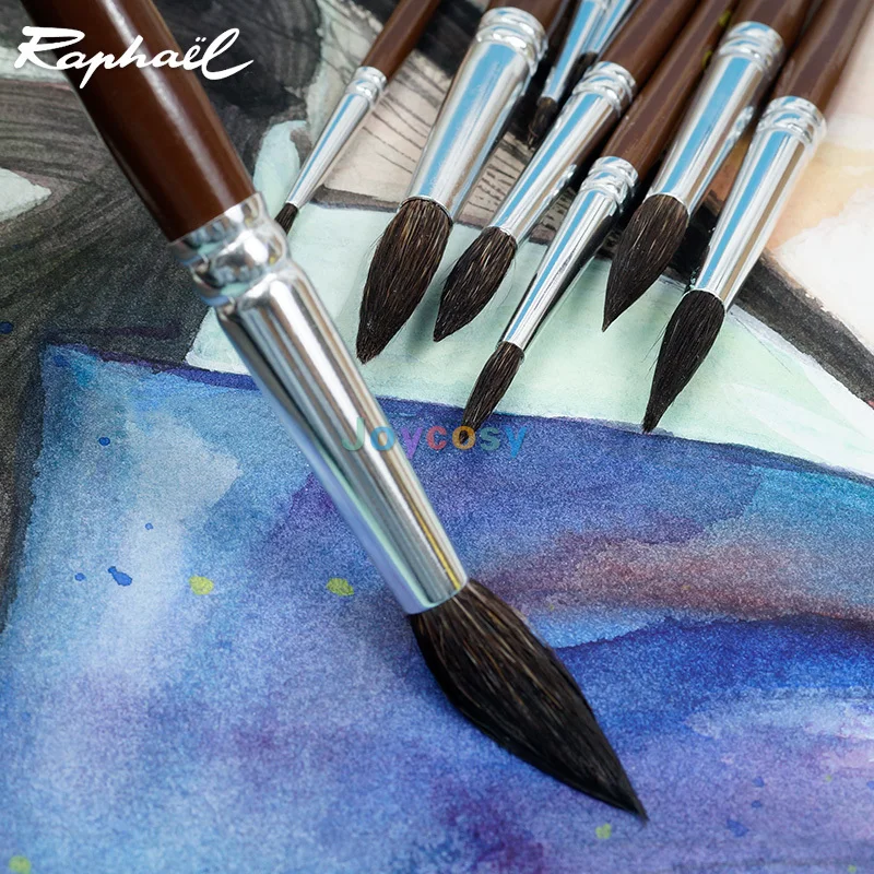 Pinceau Raphaël N°0 Petit Gris Pur Série 802 - Pinceau Aquarelle Et Lavis Précis