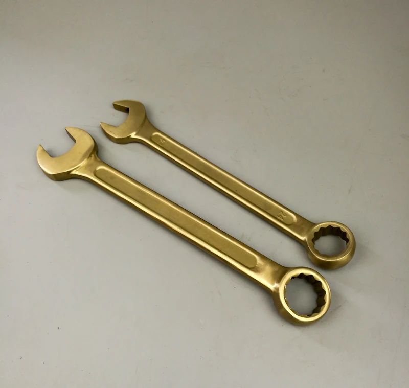 Explosion-proof dual-purpose open-end and ring wrench NO.B1449