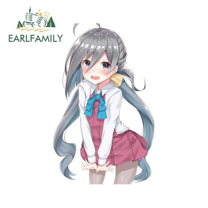 

EARLFAMILY 13cm x 8.2cm for Kiyoshimo Kantai Collection Car Sticker Personality Decal Creative Bumper Surfboard Vinyl Car Wrap