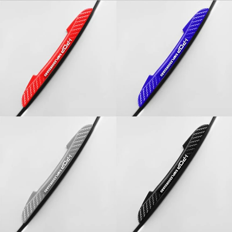 6Pcs/set Auto Car Door Edge Protection Guards Molding Protection Strip Scratch Protector Car Door Crash Bar