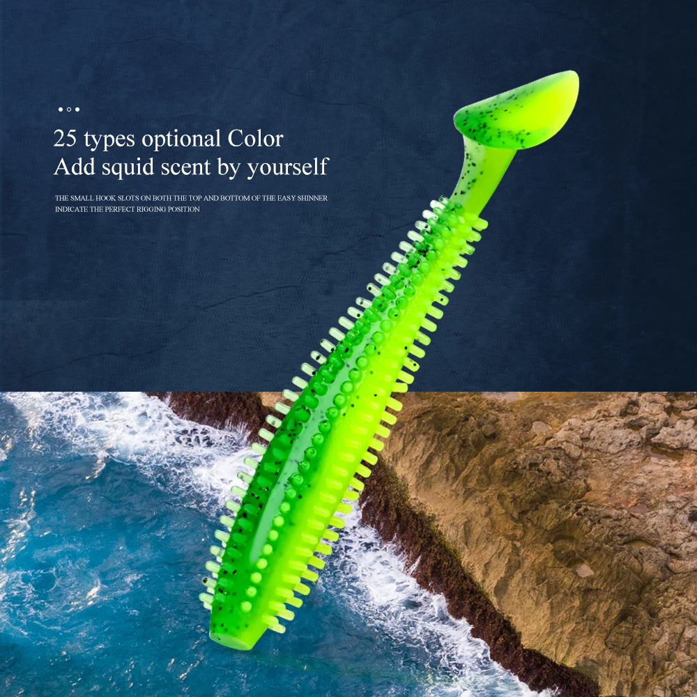 FISH KING Spikey Shad Fishing Lures 90mm 120mm Artificial Baits Wobblers Soft Lures Carp Silicone Fishing Soft Baits Tackle