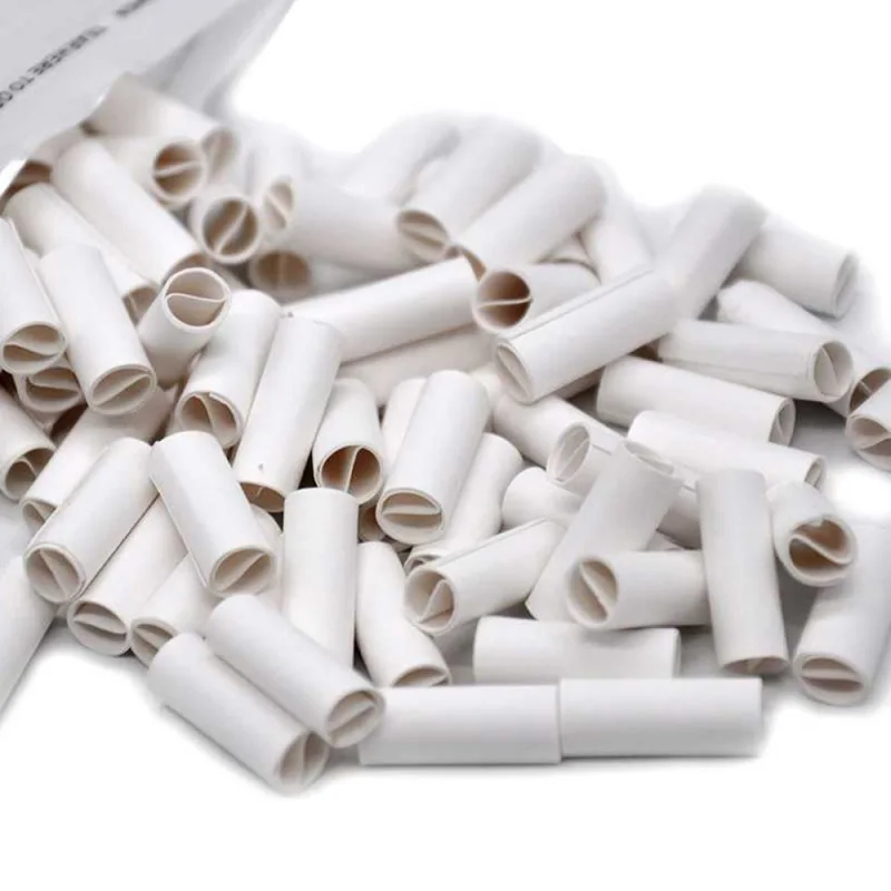 150Pcs 6MM Natural Unrefined Pre-rolled Tips Cigarette Filter Rolling Paper For Hand Rolled Cigarettes