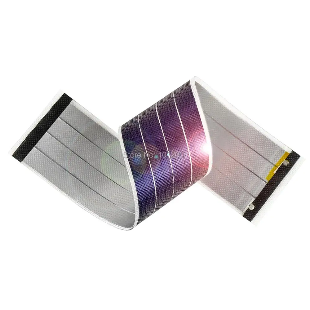 Thin Film Solar Panel Cell flexible Battery Ogniwa Fotowoltaiczne flex folding solar panneau solaire zonnepaneel 1.2W 0.2A