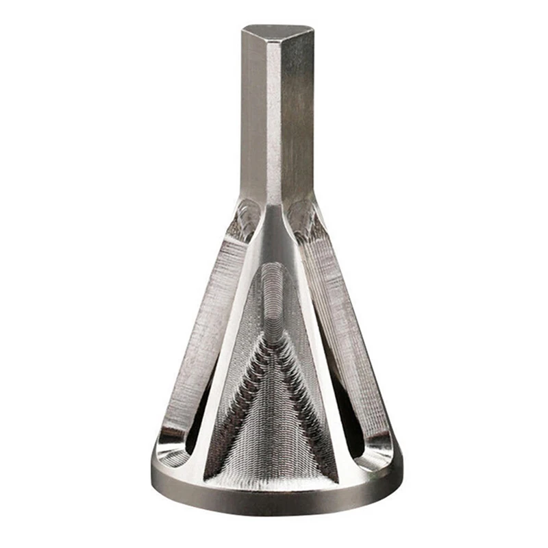 Deburring externo chanfro ferramenta hss triangle shank pagode metal aço passo broca buraco cone broca bancada