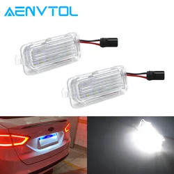 2x License Plate Lamp For Ford #BB5Z-13550-A Escape Fiesta Fusion Explorer Focus 5D Expedition Mondeo Lincoln MKC 2015 2017 2021