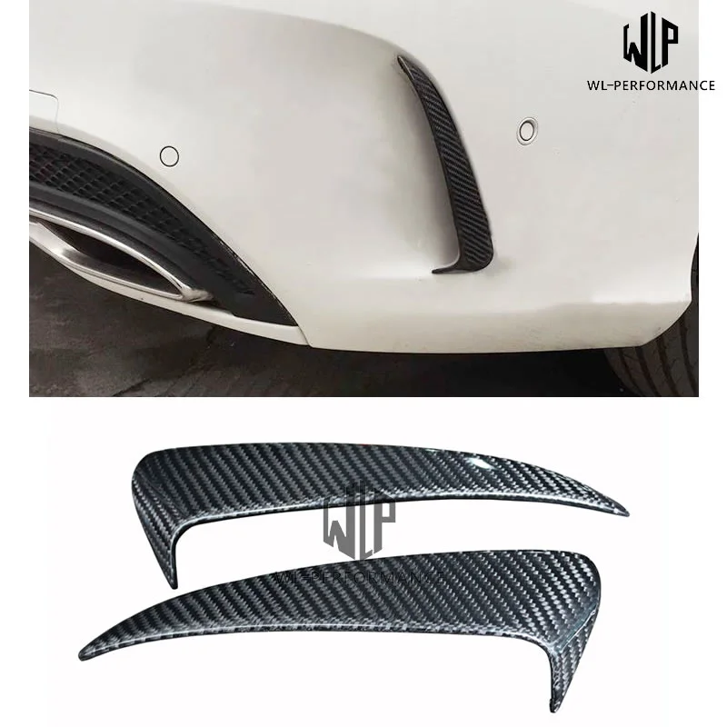 W205 High Quality Carbon Fiber Rear Side Air Vents Car Styling Fits for Merceders-benz W205 C260 C200 C180 15-17