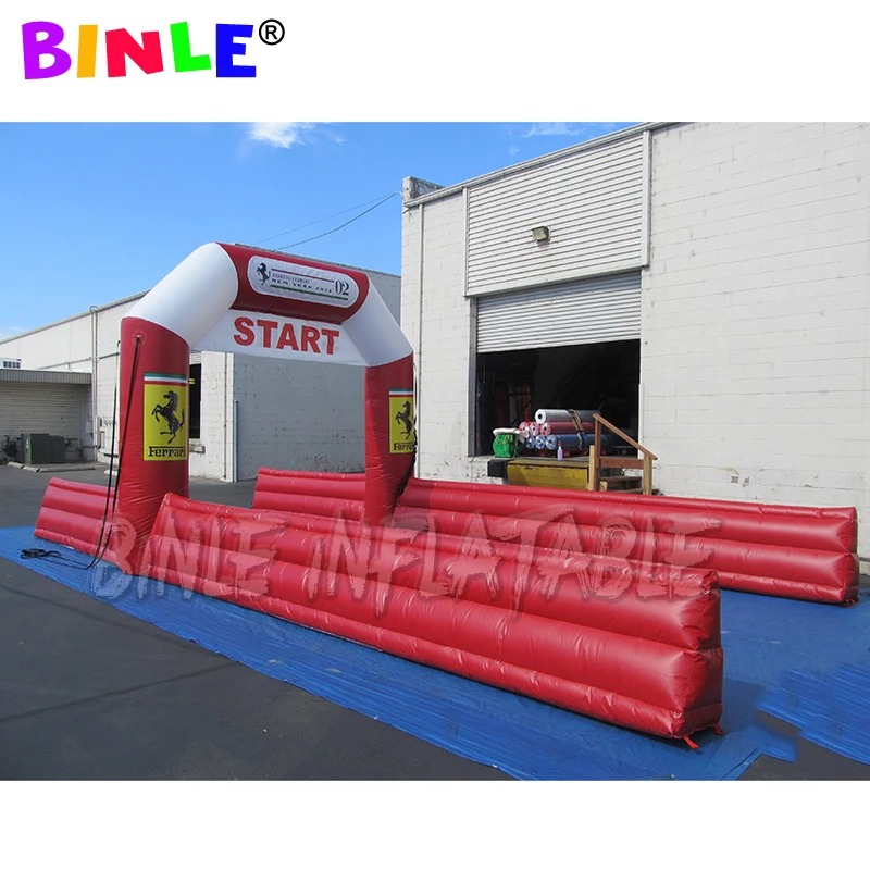 Sport event Use Inflatable start/Finish Line Arch Chute arch with banner For celebration