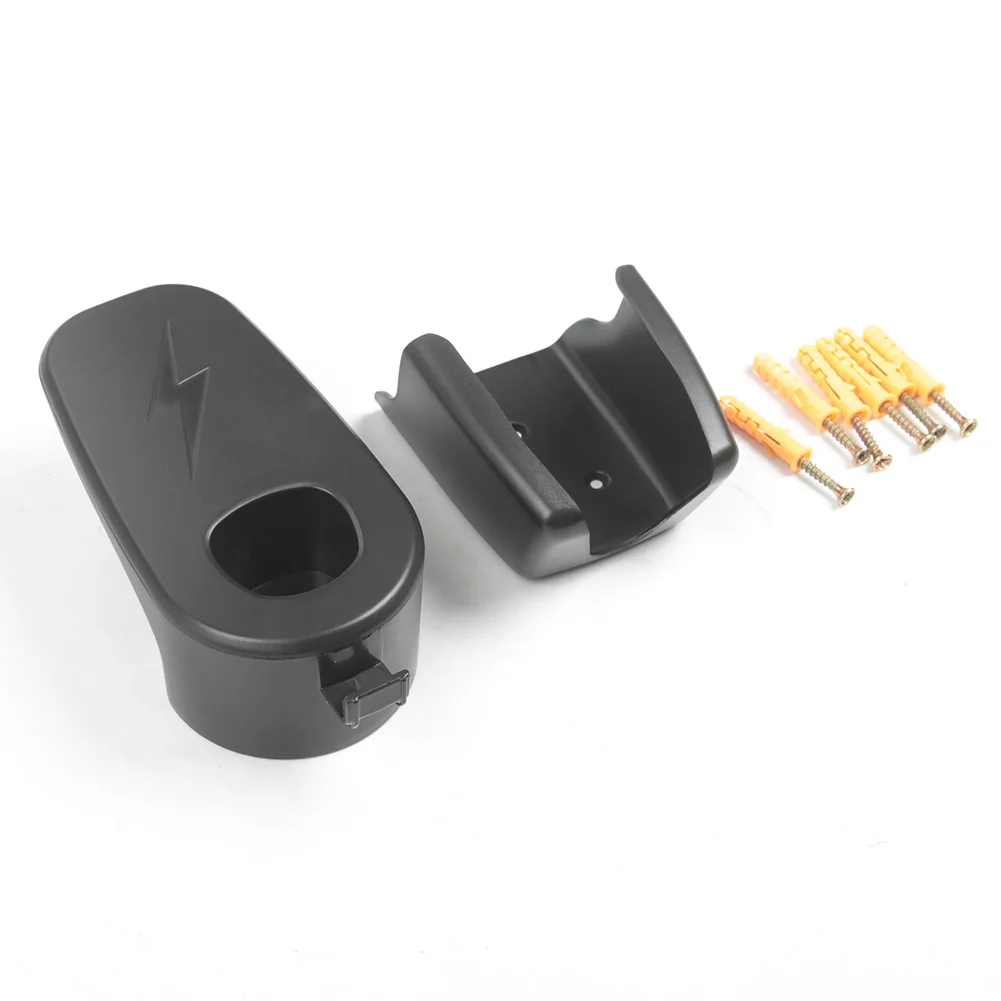 Car Charging Cable Organizer with Chassis Bracket Charger Cable Wall Holder Connector Socket Plug for Tesla Model 3 Model Y