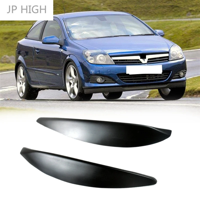 Car Front Headlight Lamp Eyebrows Eyelids Moulding Cover Trims for Opel Vauxhall Astra H MK5 2004 - 2009 2007 2008