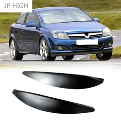 Car Front Headlight Lamp Eyebrows Eyelids Moulding Cover Trims for Opel Vauxhall Astra H MK5 2004 - 2009 2007 2008