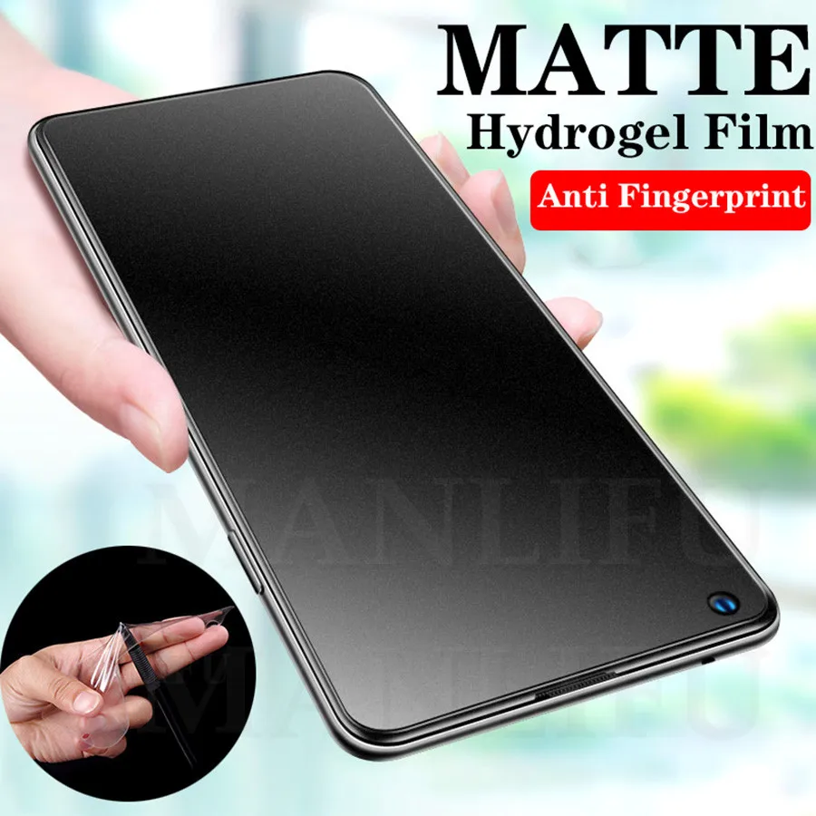 9D Matte Hydrogel Film For Huawei P40 P30 P20 Pro Full Silicone TPU Screen Protector Huawei Honor 20 10 9 Lite 9X 8X Not Glass