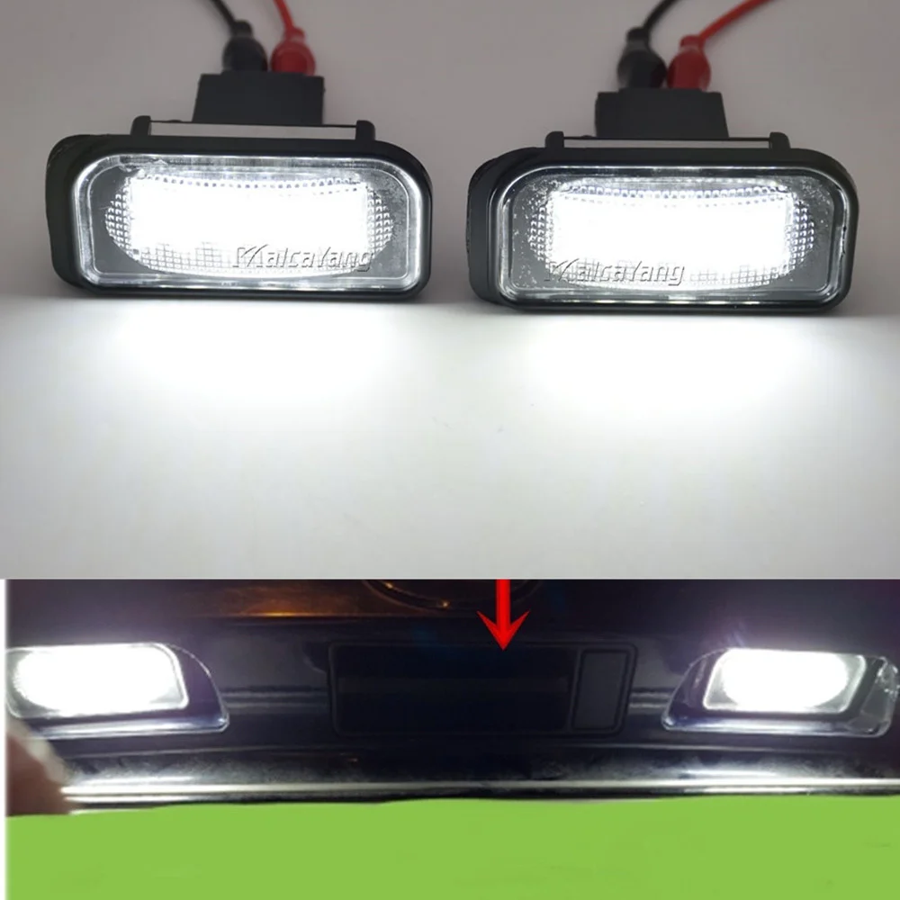 

2x подходит для Chrysler Crossfire купе родстер 2004 2005 2006 2007 2008 SMD, белый, без ошибок, светодиодные лампы для номерного знака