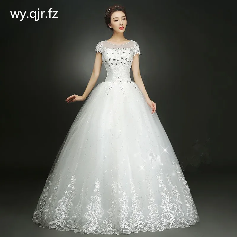 XXN-28#Wedding Dress Embroidered Lace on Net Ball Gown Cheap Items With Factory Direct De Custom Plus size New In 2024 Set auger