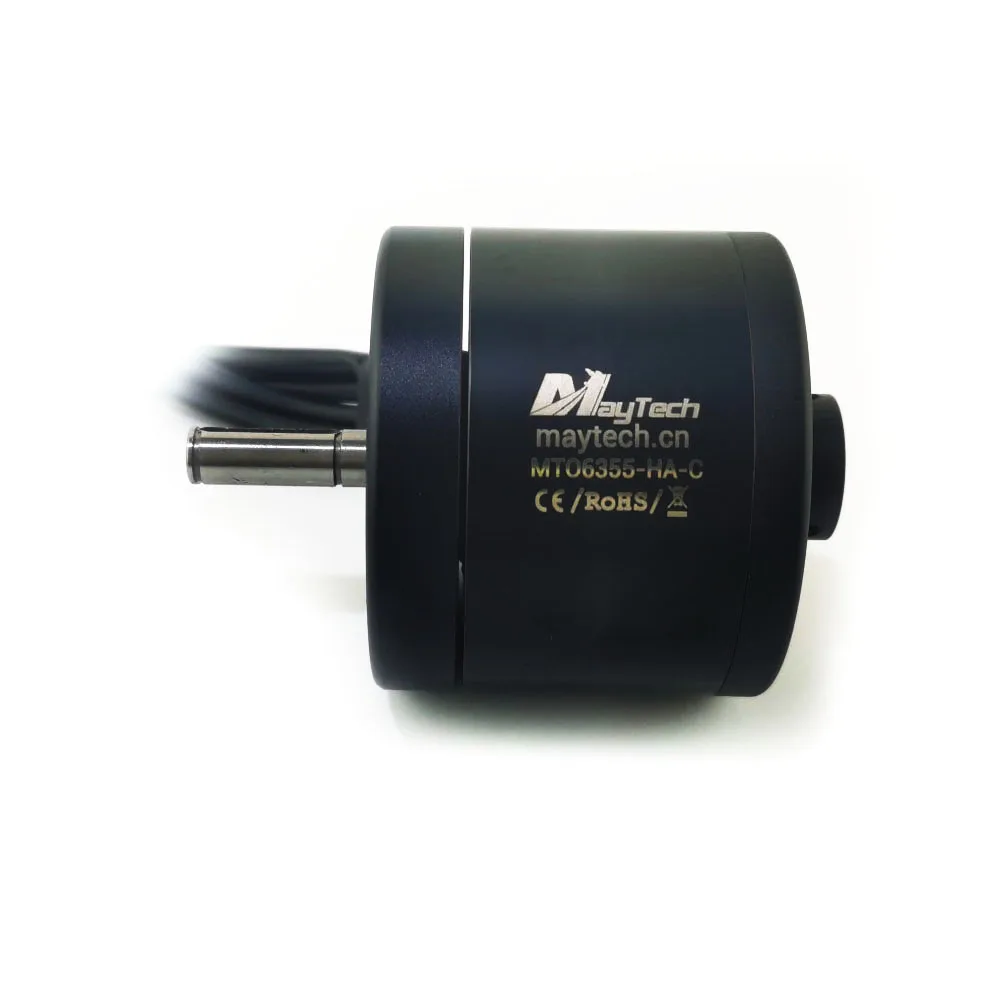 Maytech Mới Cong Nam Châm 6355 170KV Động Cơ Không Chổi Than Với Cảm Biến Hall Cho Robot Học Chống Lại E-Ván Trượt