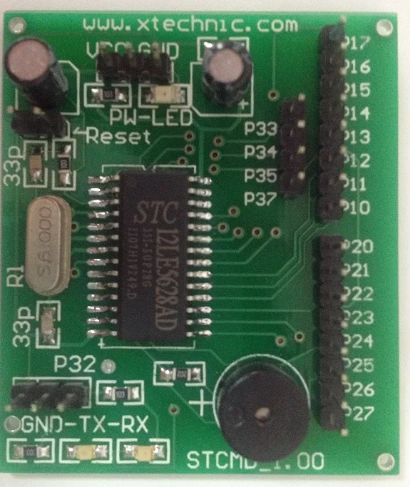 

51 Single Chip Microcomputer Stc Learning Module Development Board 1T System Core Board 12C56 Experiment Board Micro