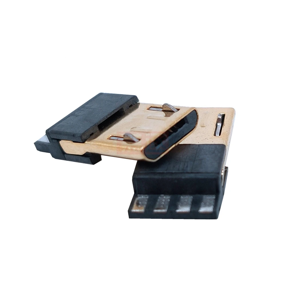 Loại Dây 6 Micro USB 5PIN Hàn Loại Nam Cắm Kết Nối Sạc 5P Đuôi Sạc Ổ Cắm Mạ Vàng