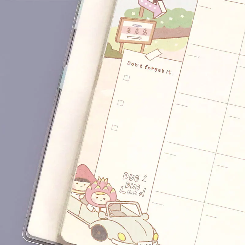 De Memory & Planner A5 Kleur Horizontale Lijn Leuke Hand Grootboek Notebook