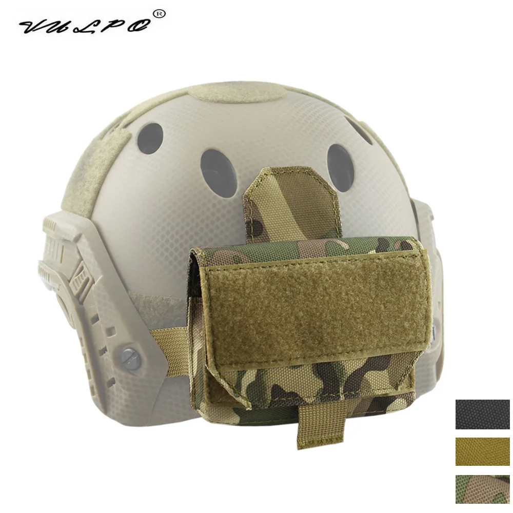 VULPO Tactical Helmet Battery Pouch Fast Helmet Balance Bag Hunting Airsoft Helmet Accessories