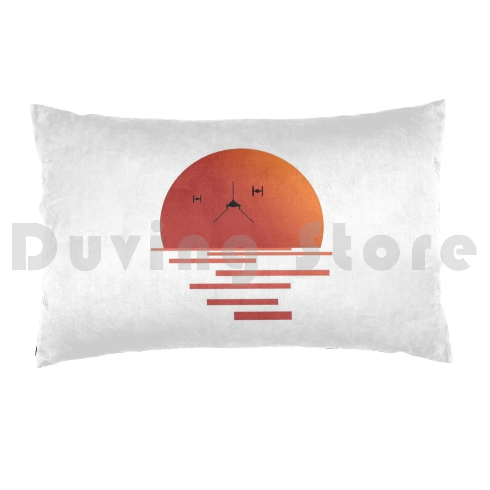 Tatooine Moon Imperial Shuttle Pillow Case Printed 50x75 Tatooine Luke Skywalker Imperium Rebels