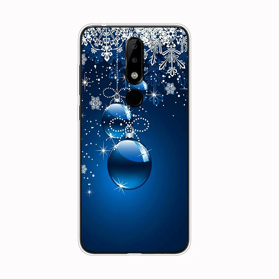 38SD Christmas holiday Tree New Year Soft Silicone Tpu Cover phone Case for Nokia 2 2.1 2.3 3 3.1 4.2 5. 5.1 6 7.2 8 Plus Case