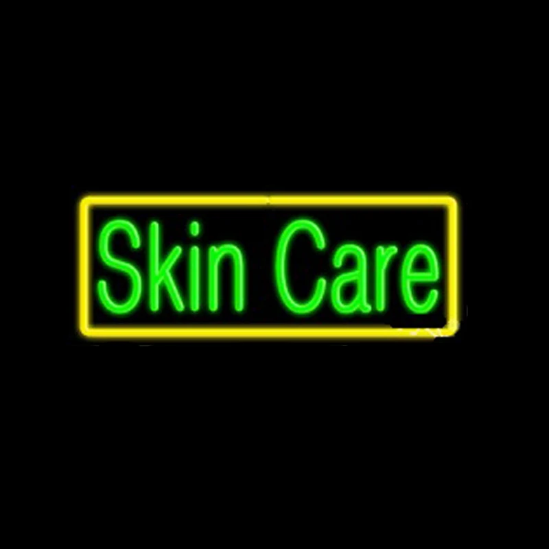 

Skin Care Neon sign Handmade Real Glass Shop Store Health Advertisement Decoration Display Light Lamp 17"X8"