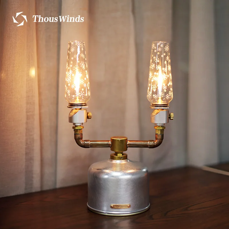 Thous Winds B Glass Lantern Gas Lantern Adapts To Snow Peak GL-140 Gas Lantern Glass Lampshade