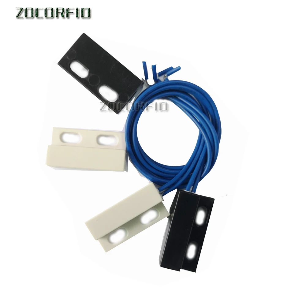 AC110-220V 2A NO ou NC tipo Reed Switch sensor Módulo Sensor Magnético Para Porta Janela Contatos alarme/luz