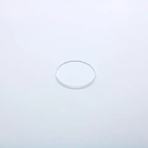 라운드 25mm 합성 사파이어 창 광학 유리