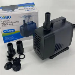 SOBO Aquarium Submersible Pump WP-5000 60W silent water pump Pond Fountain Spout Filter Sump dropshipping
