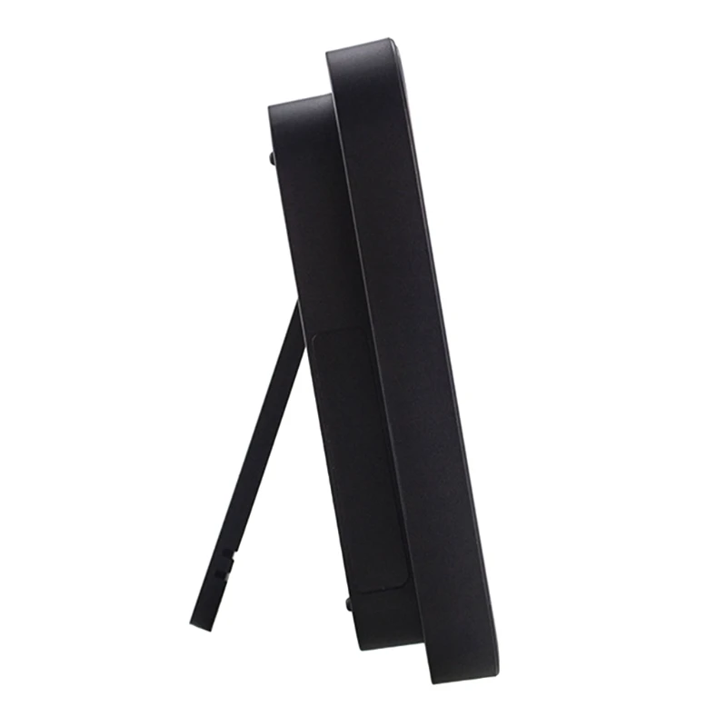 K1KA Commercial Digital Wall Clock with 8 Languages Optional Temperature & Humidity Meter Dual Alarm Clock Home Office Use