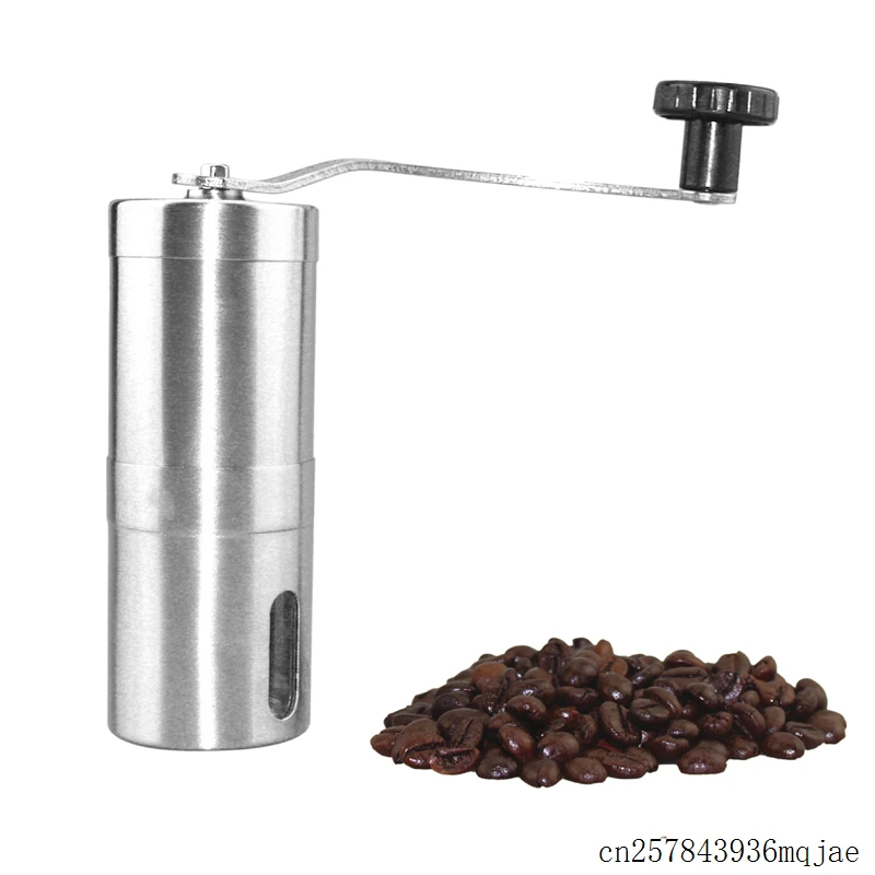 

20pcs Coffee Grinder Mini Hand Grinder Manual Coffee Bean Burr Grinders Mill Kitchen Tool Crocus Grinders Stainless Steel