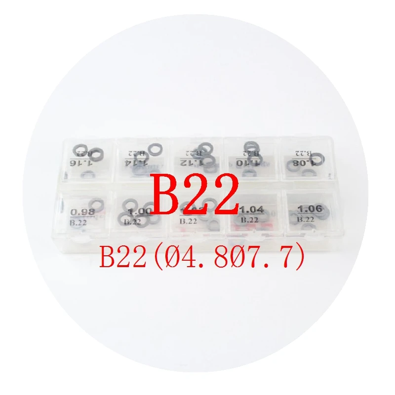 

B22 50PCS common rail adjustment shim,injector lift shim set and cri injectors washer