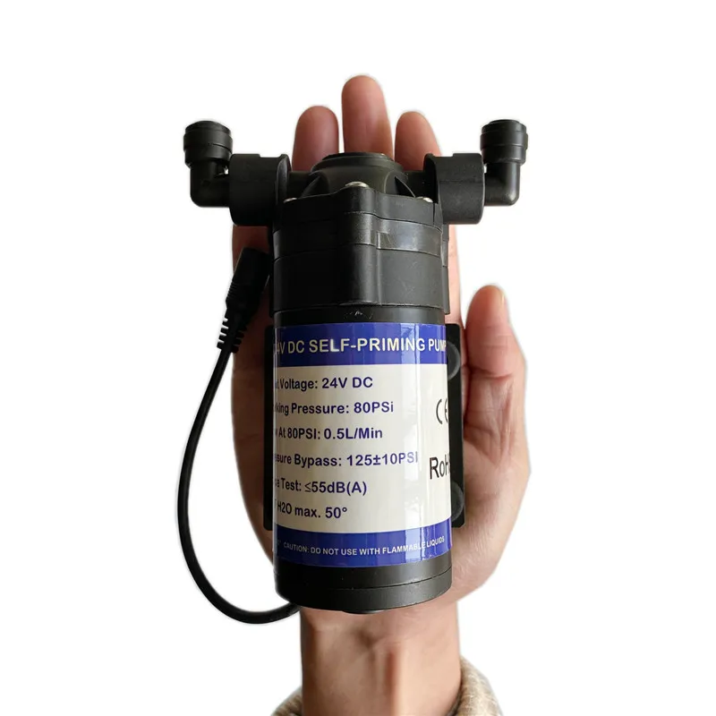 

S409 Mini Size Super quiet 24V DC water pump 0.5L/min aquarium pump for patio misting system