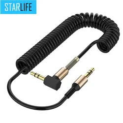 3.5mm Jack Audio Cable, Aux Cable Male to Male Speaker Line Cord for iPhone 6/ Samsung Galaxy s8/ Car/ Headphone/ Xiaomi Redmi