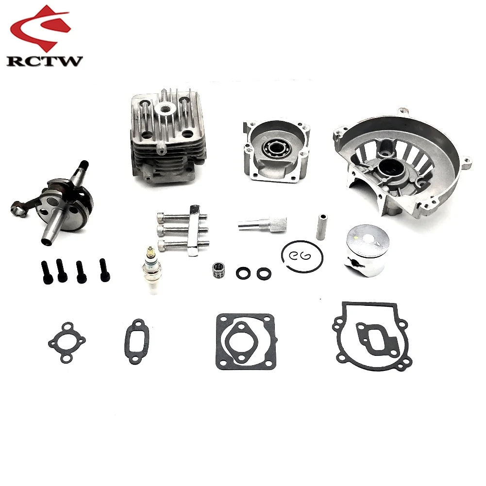 Zestaw korbowy silnika o pojemności 30,5 cm3 z 4 śrubami (od 2 śrub do 4 śrub) do skali 1/5 HPI KM Rovan Baja 5B 5T 5SC LOSI 5IVE T RC CAR PARTS