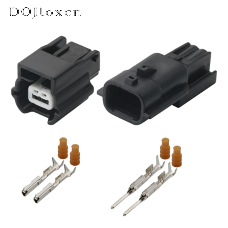 

5/10/20/50 Sets 2 Pin Automobile Wiring Electric Male Female Socket Waterproof Cable Connector 7283-8851-30 DJ7021K-0.6-21